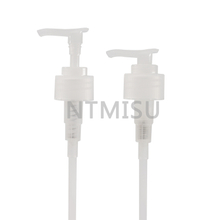 Colorless Transparent Liquid Pump Dispenser White Natural Lotion Pump For Shampoo Dispensing