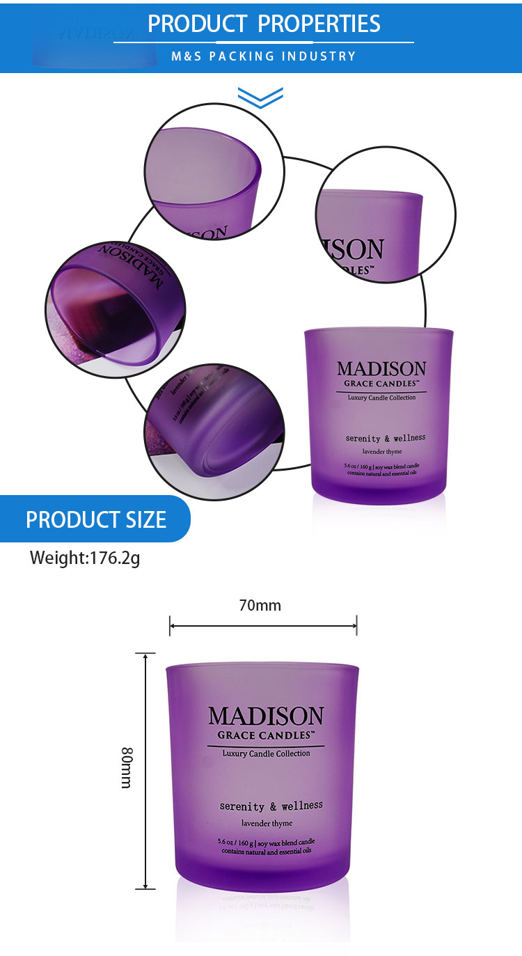 purple glass cup detail