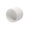 28 410 White Ribbed Shampoo Flip Top Cap for Bottle