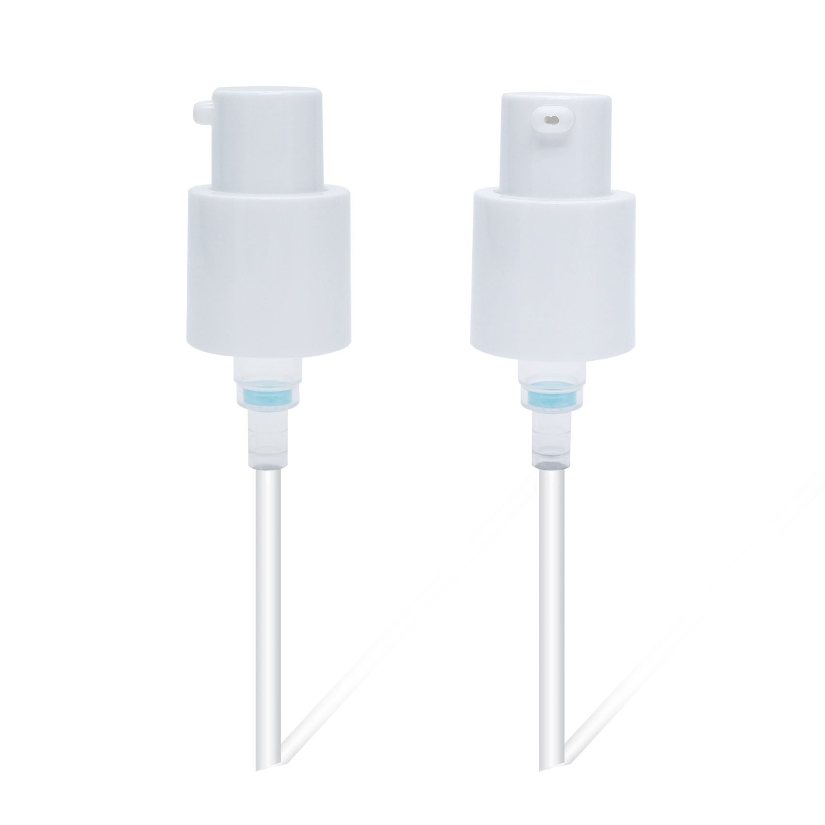 18 410 White Outside Spring Cream Pump