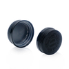Black Ribbed Screw Childproof Press Cap
