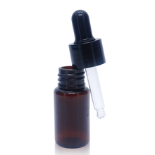 Amber Plastic Dropper Bottle