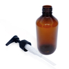 200ml Plastic PET Amber Lotion Pump Bottle