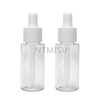 30ml Clear Plastic Cylinder Bottle with Dropper