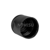 20 410 Matte Black Plastic Round Screw Flip Top Cap