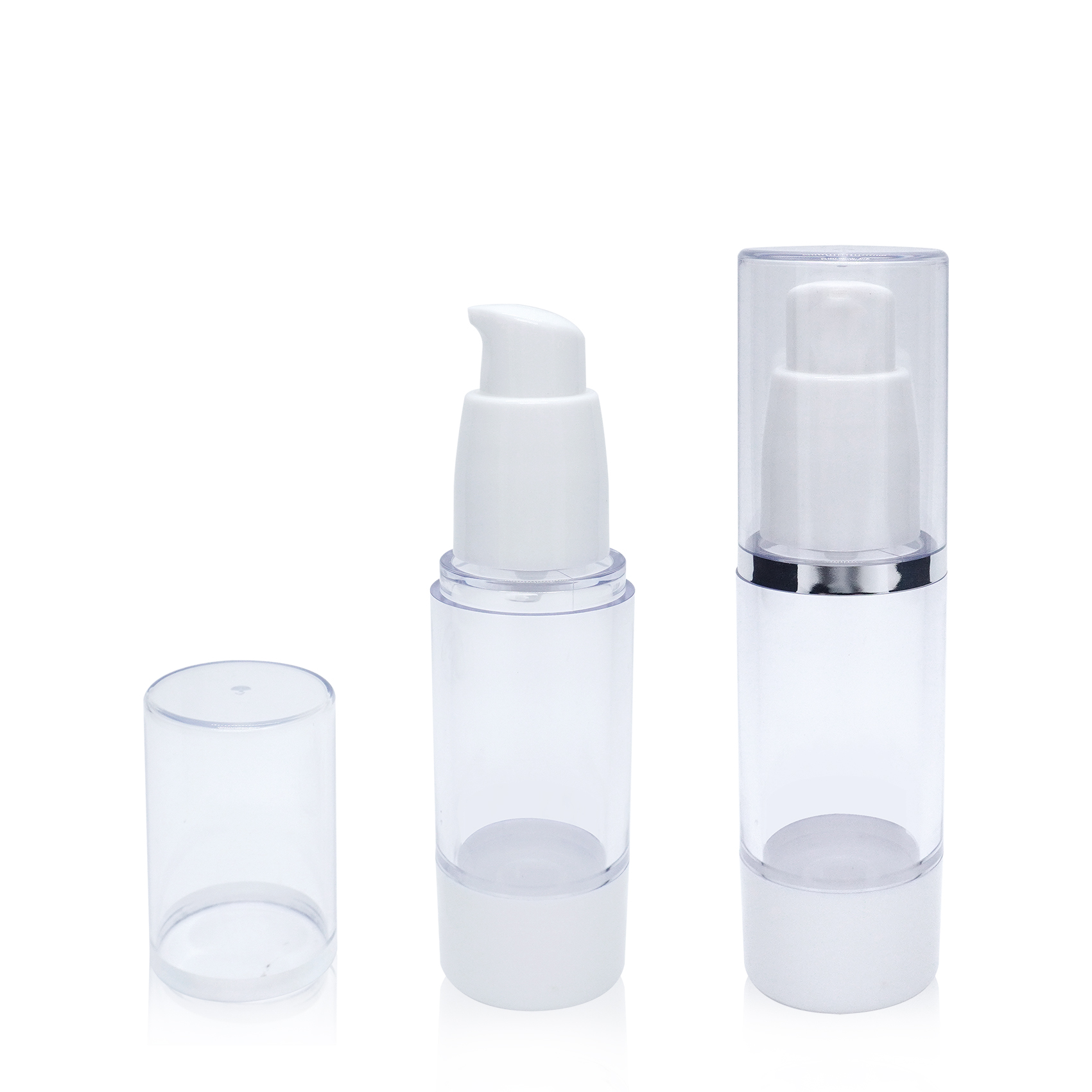 30ml Transparent Airless Bottle Treatment Pump Bottle