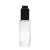 35ml Glass Bottle with18 410 Matte Black Push Button Dropper