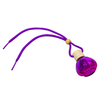 15ml Hanging Car Purple Glass Perfume Bottle with Wooden Cap