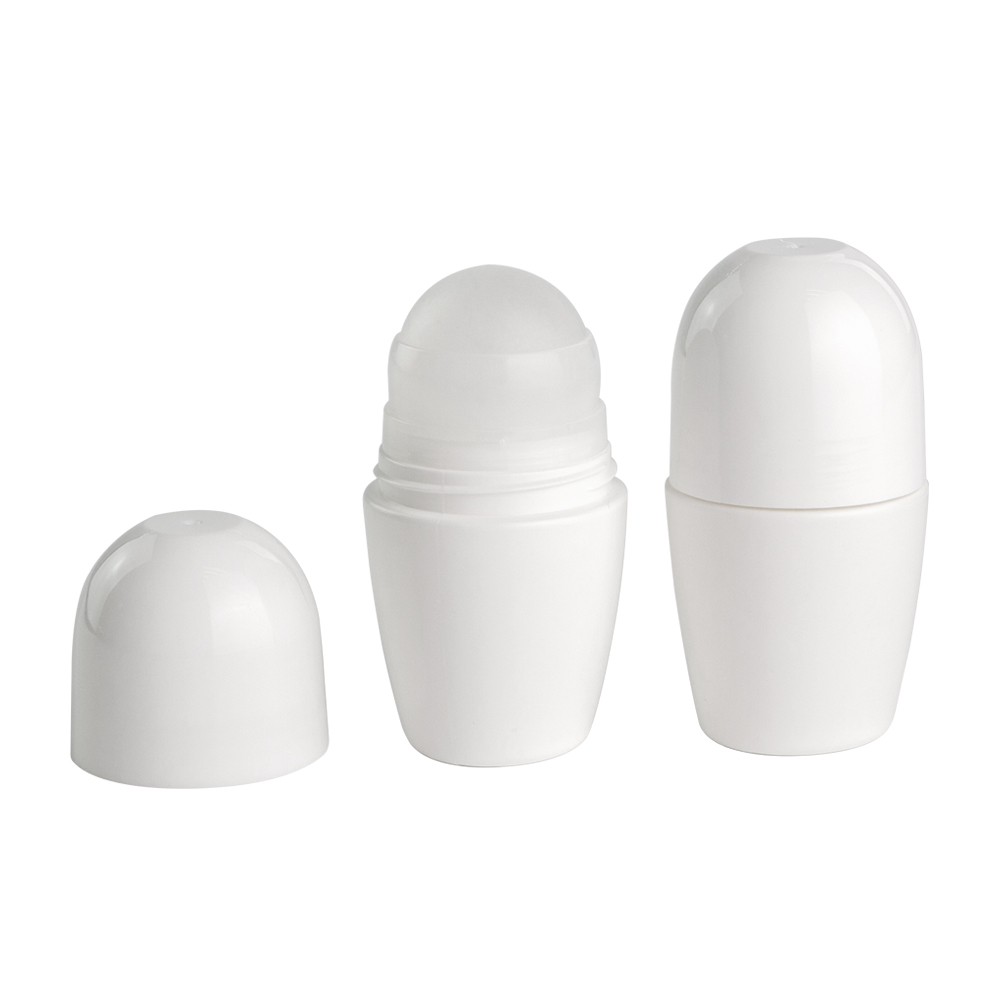 50ml White Round Fat Ball Bottle with Lid