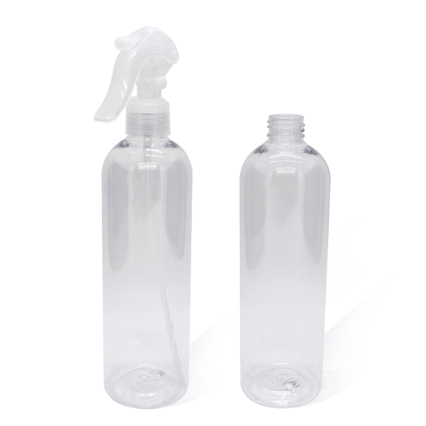 400ml Transparent White Plastic PET Bottle for Sprayer