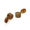20 410 Brown Plastic Cap Flip Top Lid