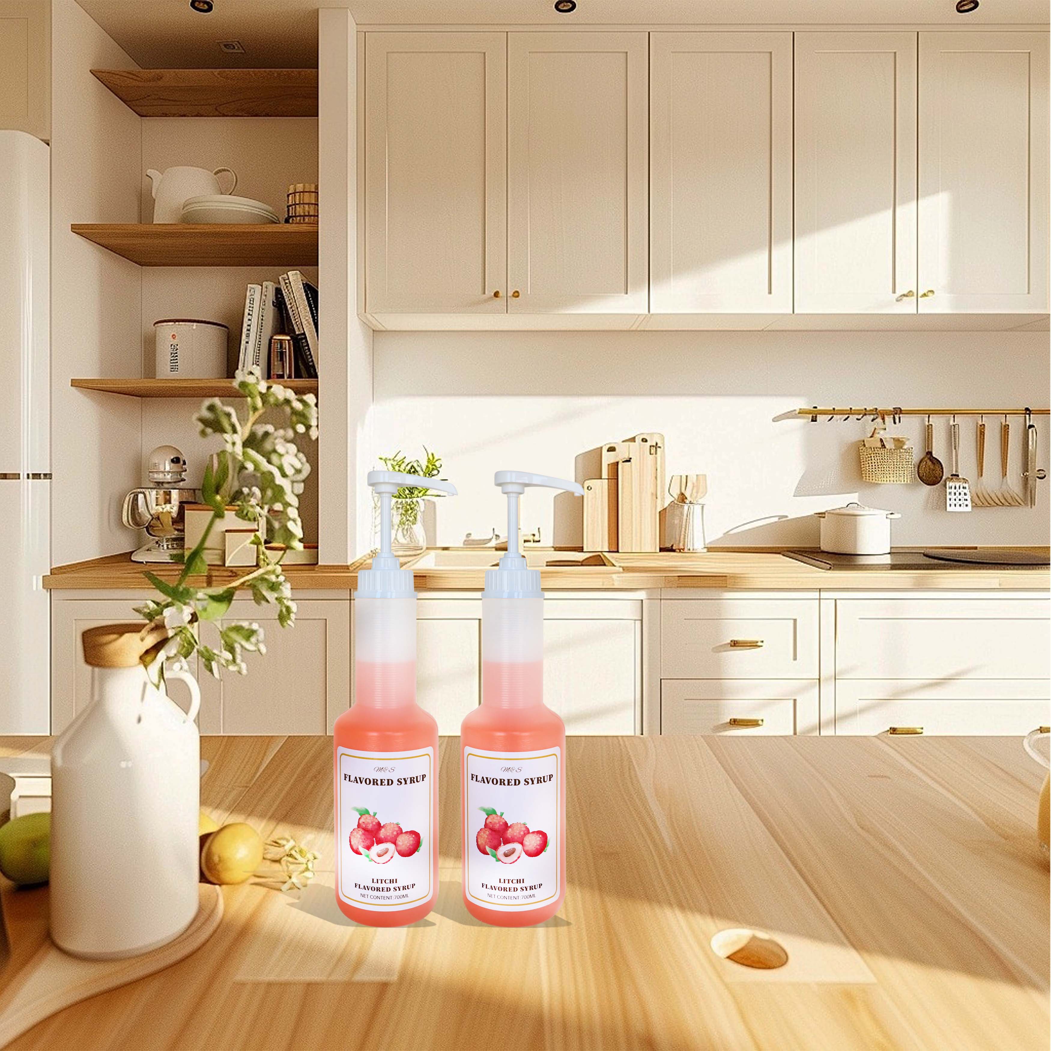 42/410 White Food Pump 5cc Syrup Pump Food Grade Plastic Tamper Evident Honey Pump for Liquid Dispenser