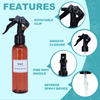 24 410 Plastic Mini Trigger Sprayer 0.35cc Water Bottle Sprayer 360 Degree Up Down Trigger Sprayer 