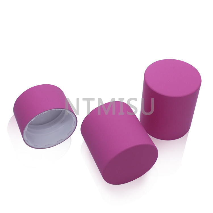 Matt Aluminium Soft Feel Screw Top Lids