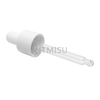 18mm Plastic White Dropper for Glass Bottle
