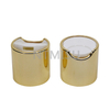  Large Supply 24mm White Disc Top Cap with Shining Golden Closure