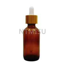 High Quality 60ml Frosted Amber Bottle with Shampoo Dropper