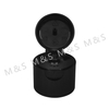 24mm Black Flip Cover Wiht Screw Closure