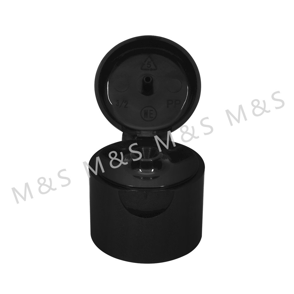 24mm Black Flip Cover Wiht Screw Closure