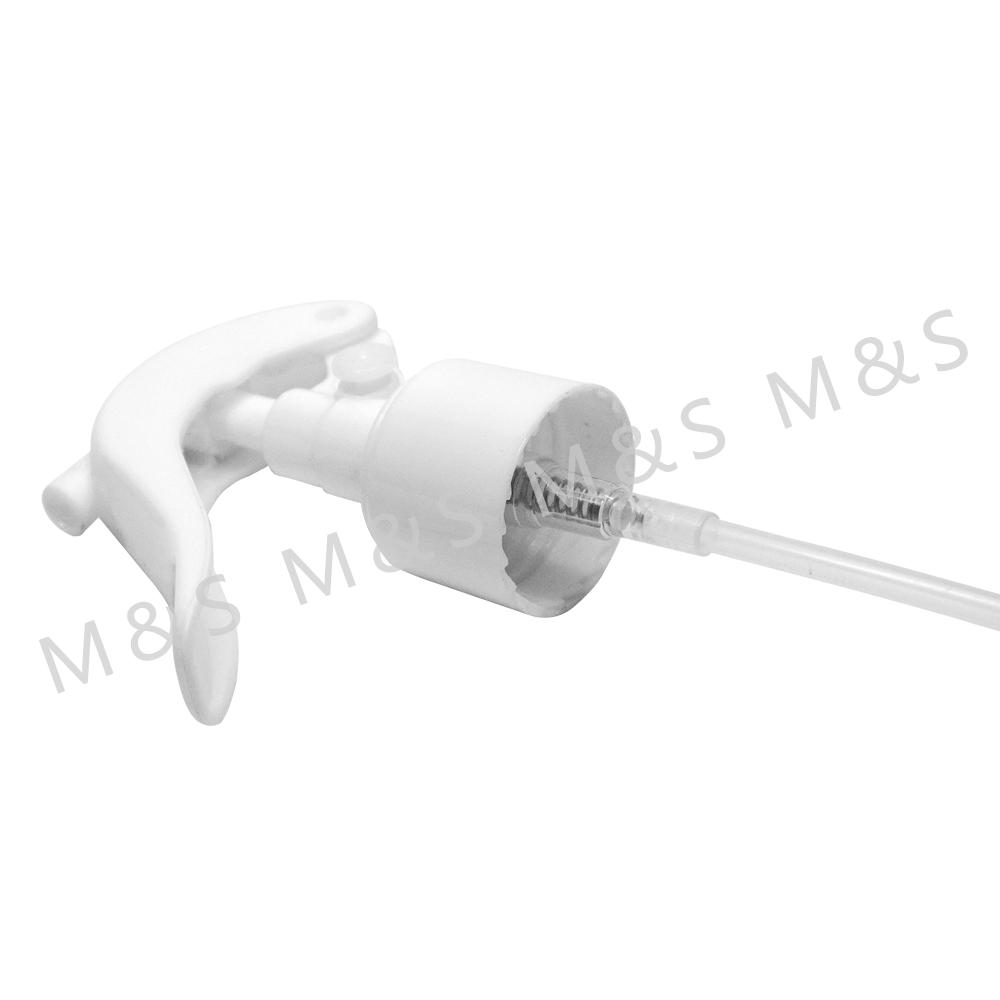 24 410 White Plastic Mini Trigger Sprayer with Lock Button Design