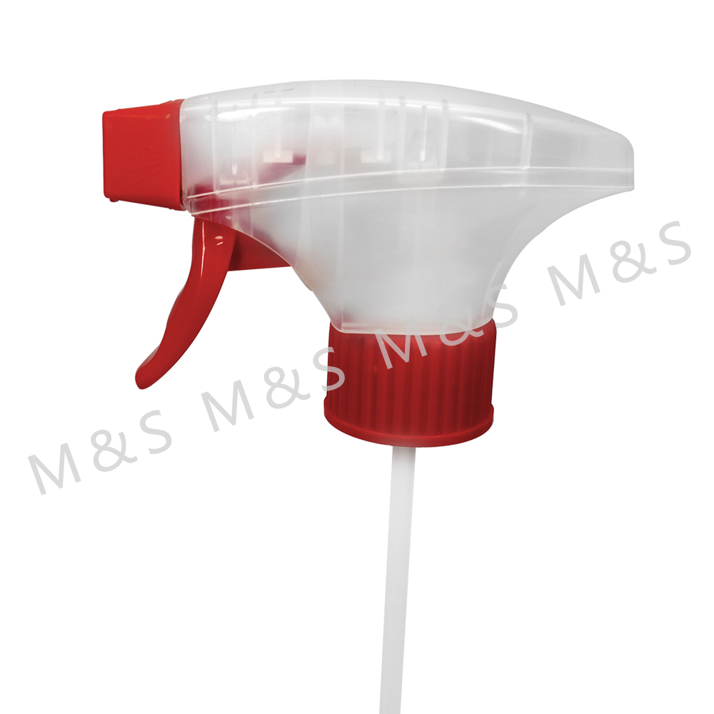 High Quality 28 410 Transparent Red Trigger Sprayer For Gardening