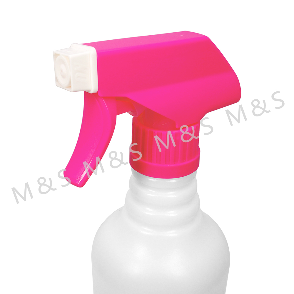 28 410 Rose Red Plastic Hand Cleaning Foam Trigger Sprayer for Kitchen Cleaning