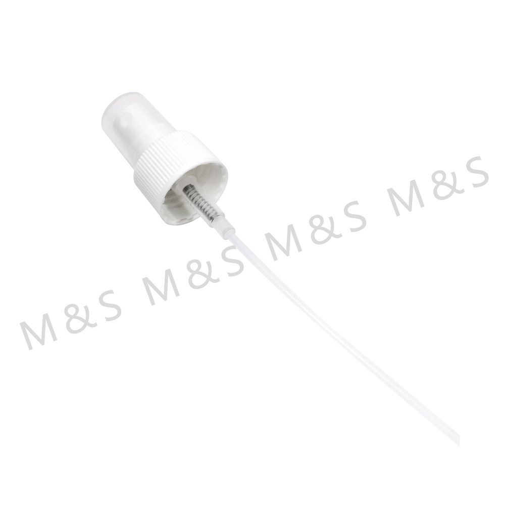 24 410 White Plastic Fine Mist Sprayer with Dustcap for Cosmetic Bottle