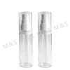 Fast Delivery 50ml Transparent Flat Shoulder Bottle With Fine Mist Sprayer