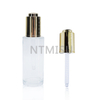 20 410 Bright Gold Aluminum Plastic Pressure Liquid Oil Dropper