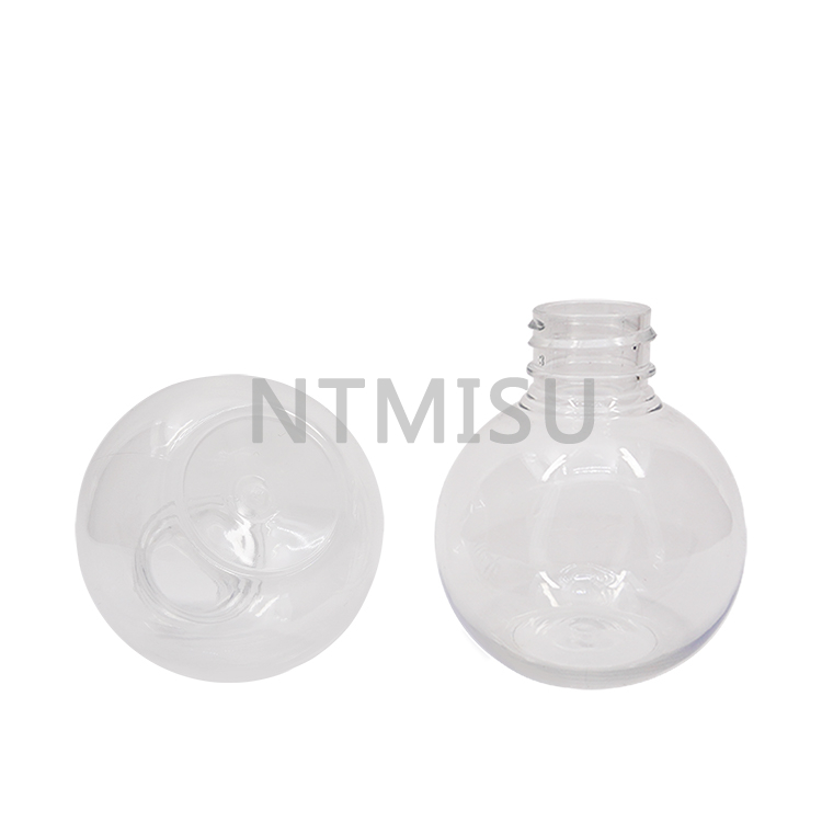 100ml Spherical Bottle Baking Soda Toothpaste Bottle Plastic Light Bulb Bottle