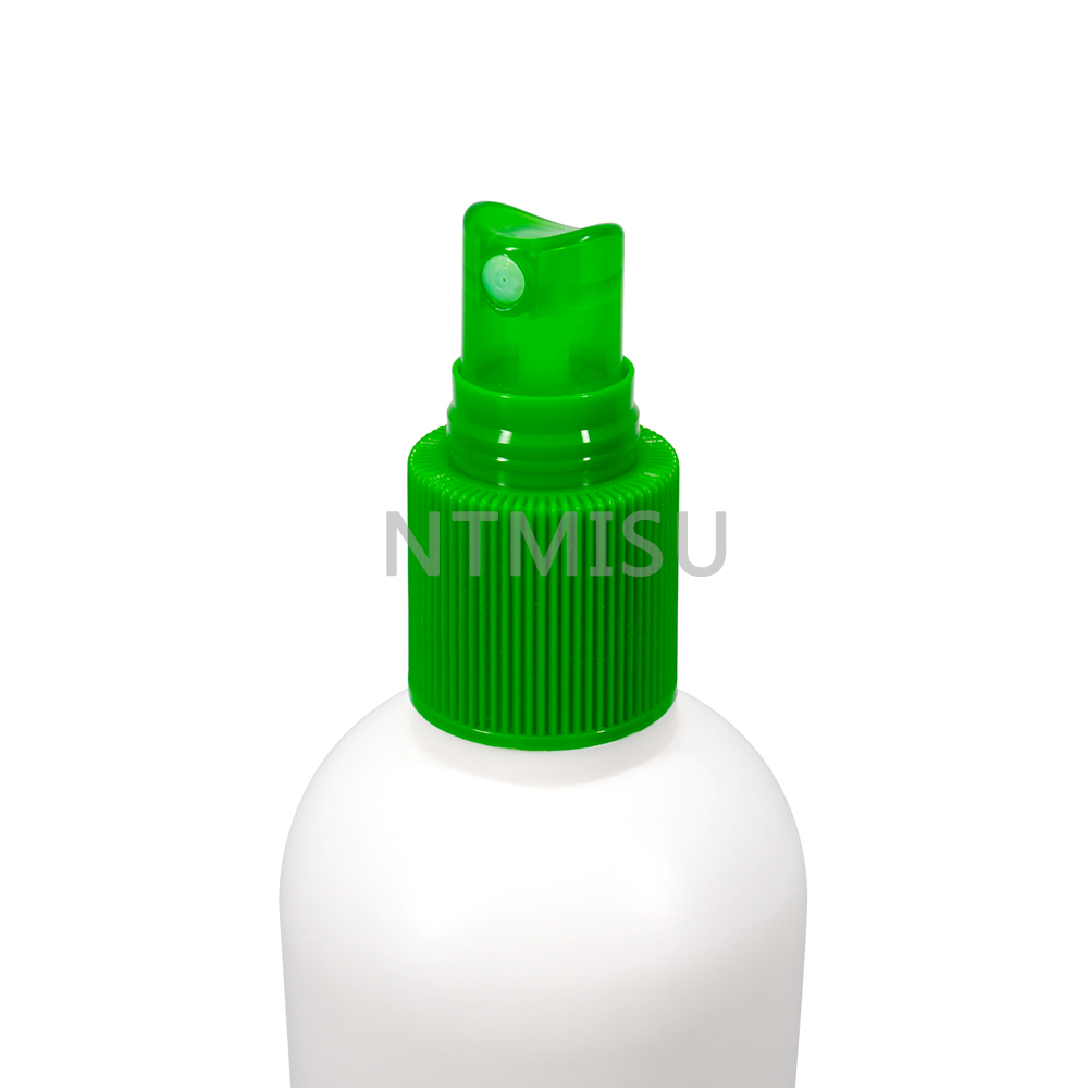 Wholesale Pump Sprayer 24/415 Ribbed Pure Green Fine Mist Sprayer with Dust Cap
