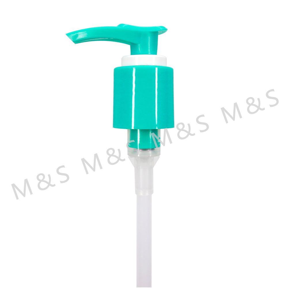 24 415 Green Smooth Plastic Dispenser Lotion Pump for Shampoo Bottle