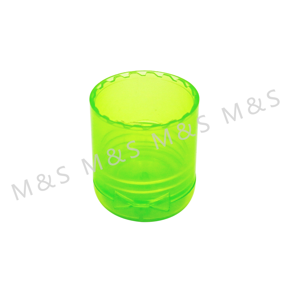 High Quality 24 410 Green Plastic Flip Top Cap for Bottle