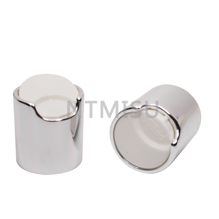 Newest Factory Luxury 20 410 Shiny Silver Aluminum Screw Disc Top Cap
