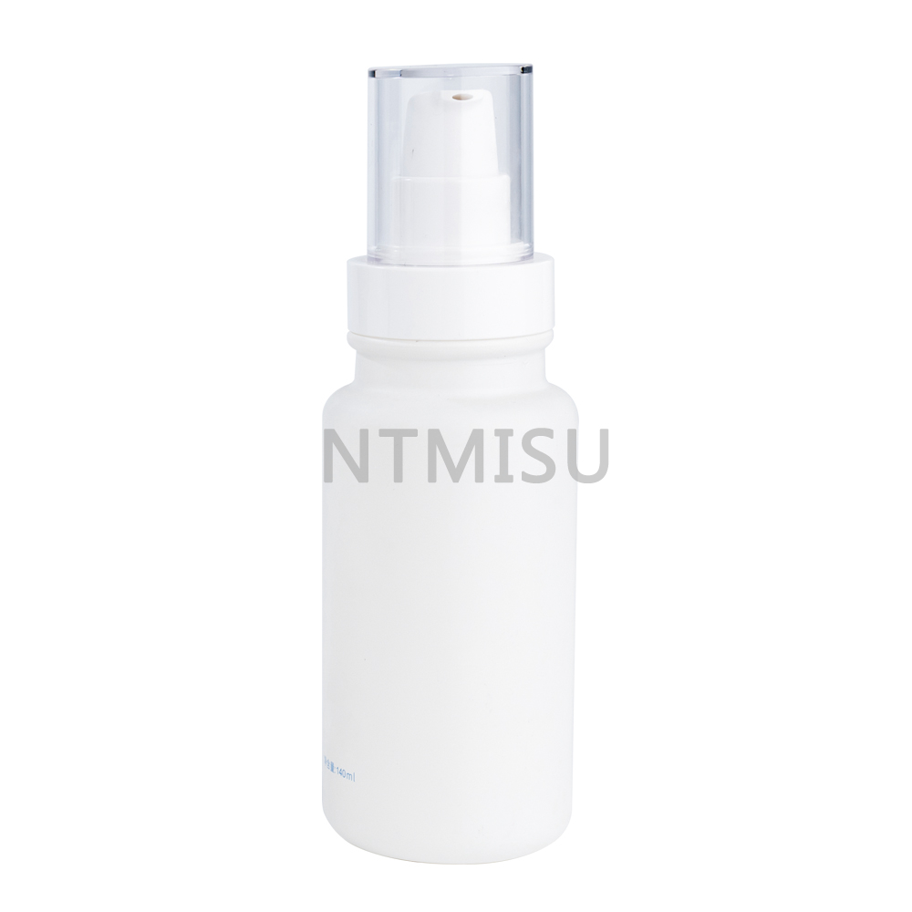 140ml White Cream Pump And Makeup Bottle