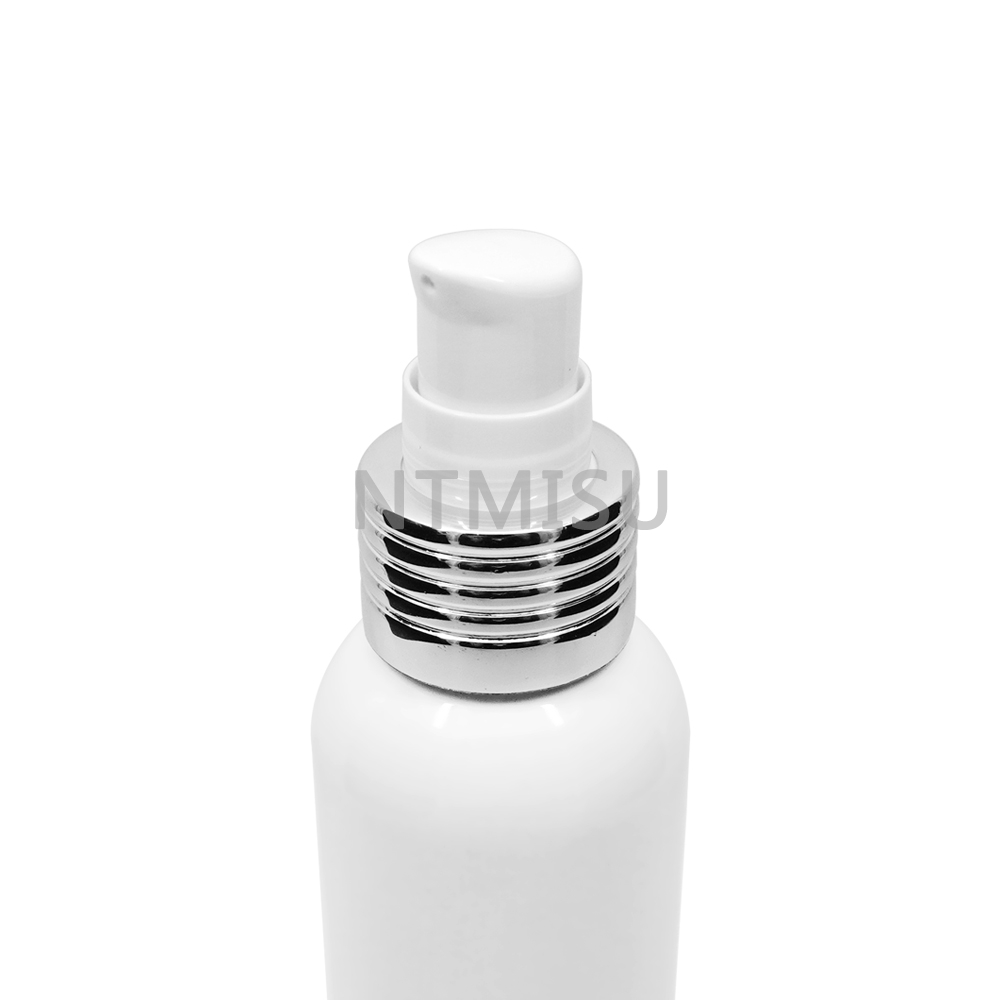 24 410 Aluminum White Cream Pump for Cosmetic Packing