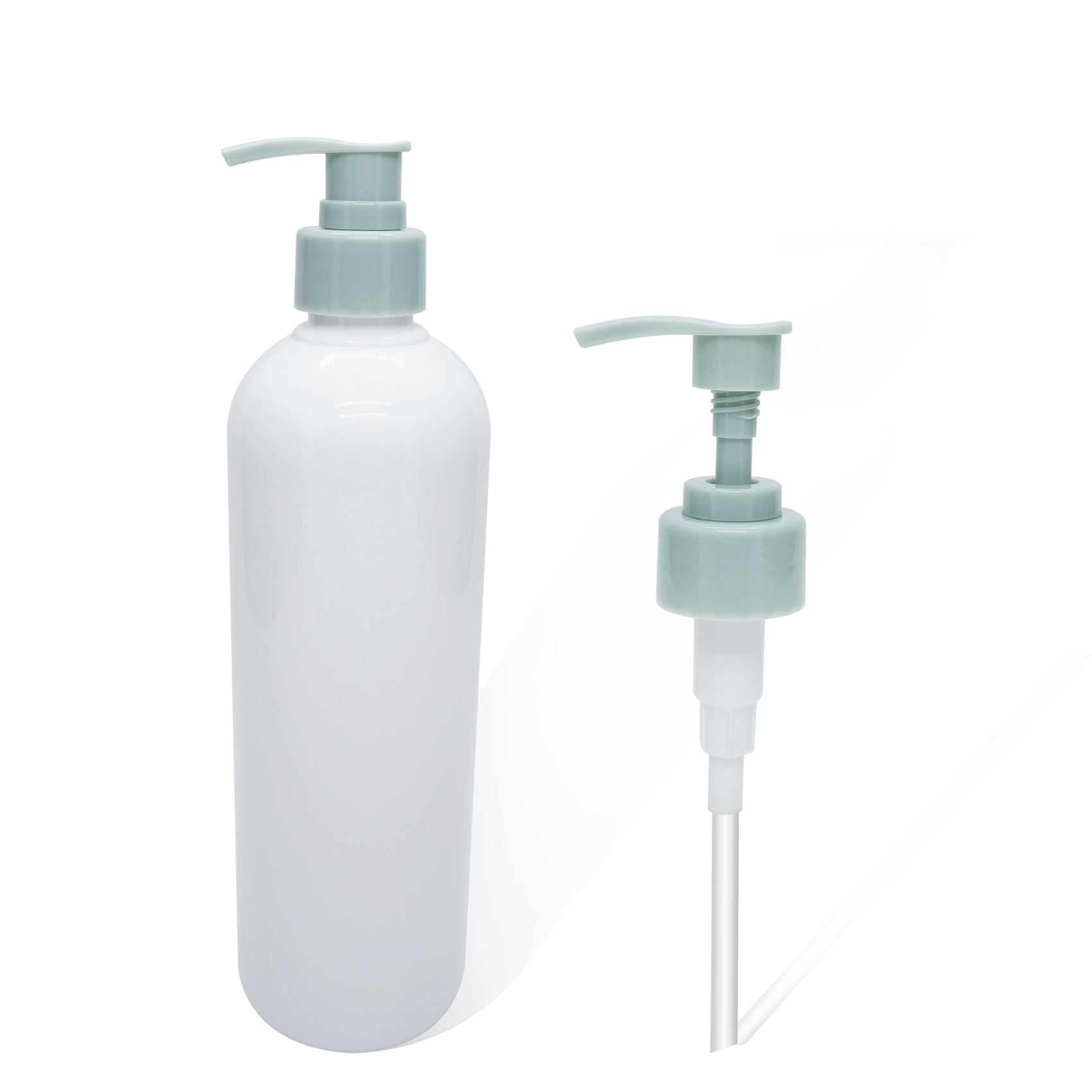Plastic Green Lotion Pump Dispenser 28mm