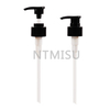 28 410 Classic Style Curved Nozzle Shiny Black Lotion Pump For Liquid Dispensing