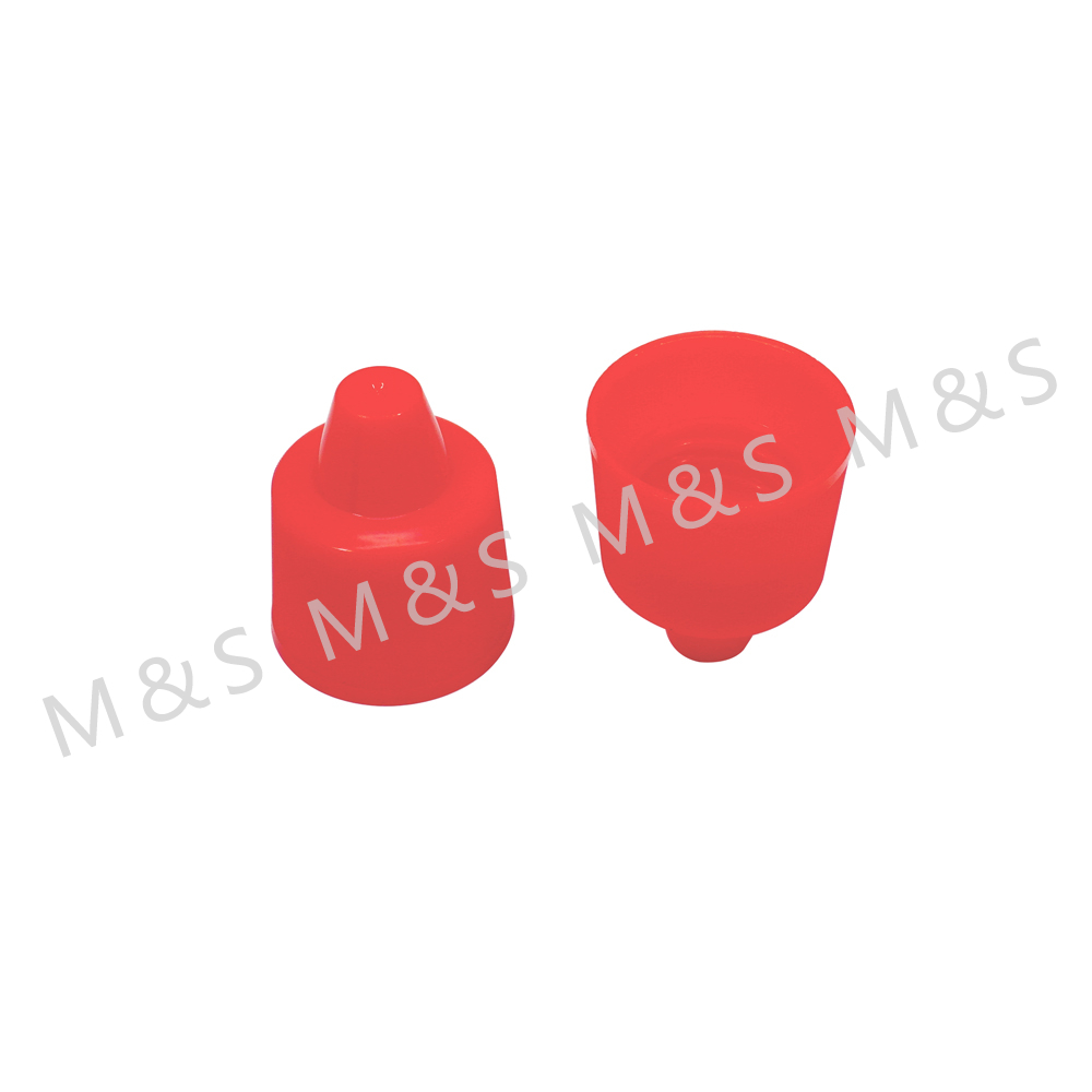30mm Red Plastic Smooth Shampoo Top Cap for Bottle