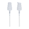 18 410 White Plastic Ribbed Cream Pump