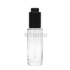 35ml Transparent Glass Bottle with Push Button Dropper