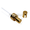 Shiny Gold Embossing Thread Line Treatment Pump Cosmetic Cream Pump