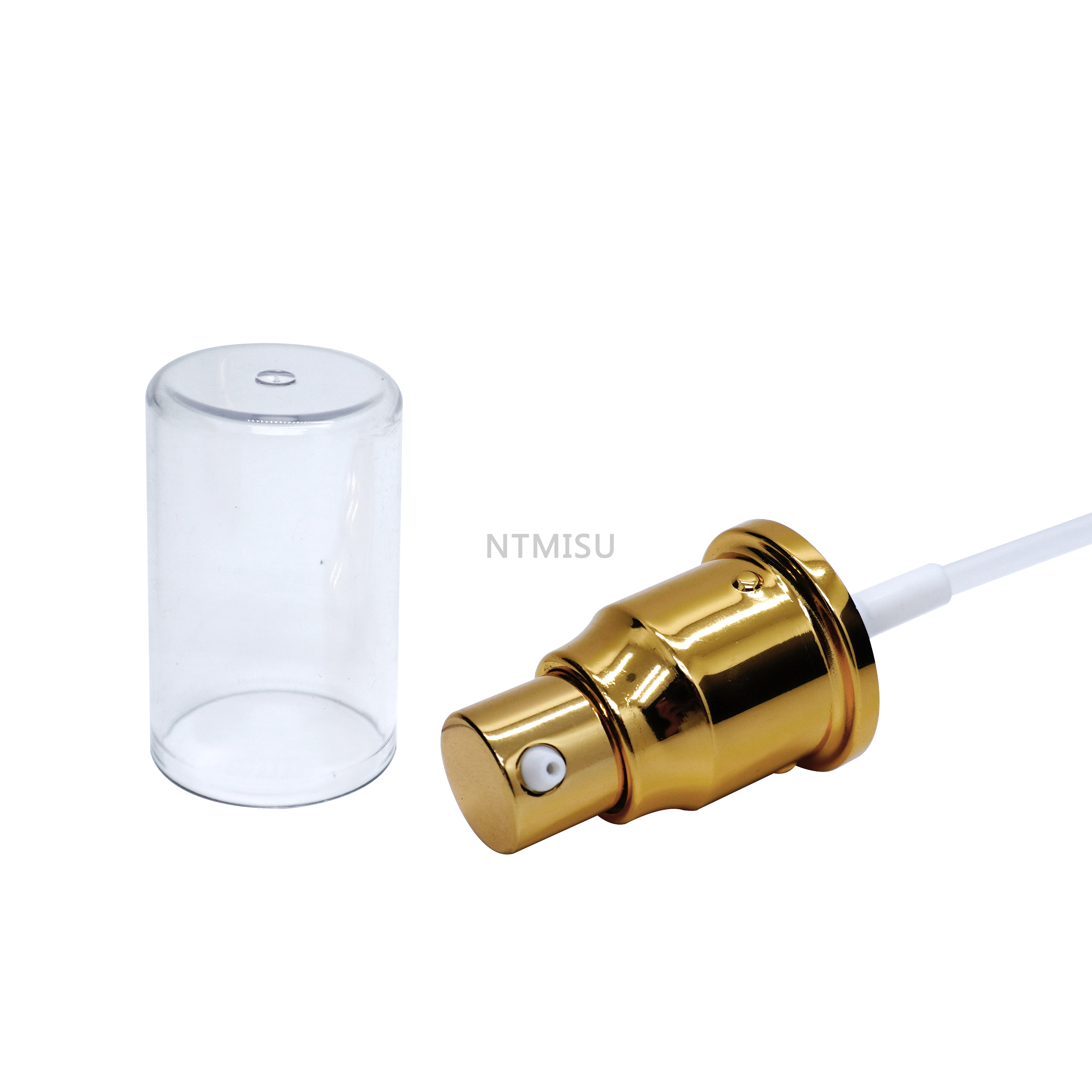 Cream Pump Cosmetic Luxury Shiny Gold Treatment Pump for Empty Foundation Bottle