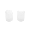 20 410 Clear Plastic Smooth Round Screw Disc Top Cap for Bottle