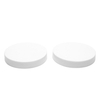67mm White Plastic Smooth Round Screw Top Cap for Bottle