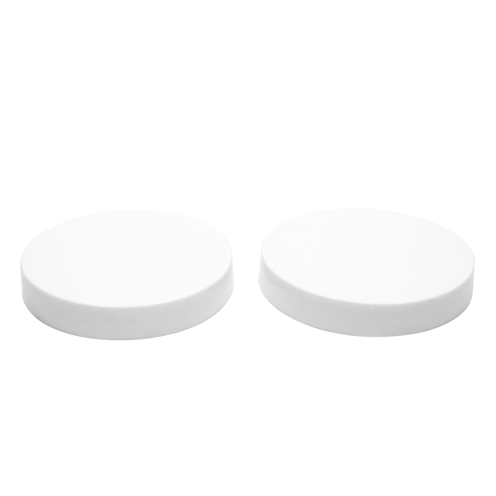 67mm White Plastic Smooth Round Screw Top Cap for Bottle