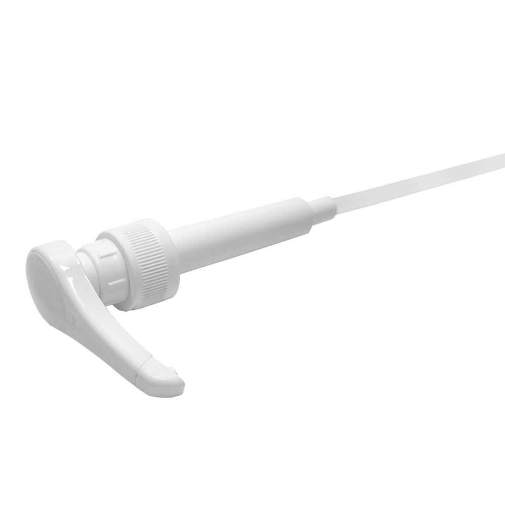 28 410 White plastic food grade syrup pump for chocolate dispensing