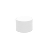 24 410 White Plastic Smooth Screw Disc Top cap for bottle
