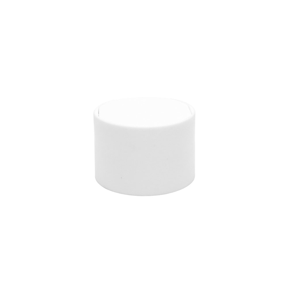 24 410 White Plastic Smooth Screw Disc Top cap for bottle