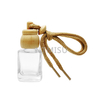 Empty 16ml Air Freshener Perfume Glass Bottle With Wooden Lid for Hanging Car